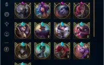 ACC Lol - S9 Plat1 - 85 Skins
