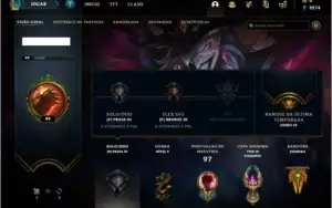Conta prata 3 MAIN JG com 15 skins e 31 champs