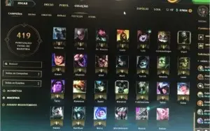 CONTA LOL: Elo PLATINA 4 , 191 SKINS , 180 MIL RPS GASTOS