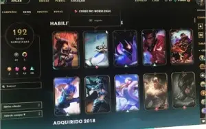 CONTA LOL: Elo PLATINA 4 , 191 SKINS , 180 MIL RPS GASTOS