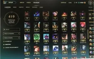 CONTA LOL: Elo PLATINA 4 , 191 SKINS , 180 MIL RPS GASTOS