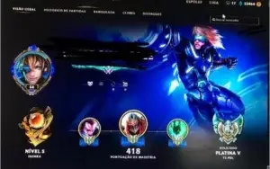 CONTA LOL: Elo PLATINA 4 , 191 SKINS , 180 MIL RPS GASTOS
