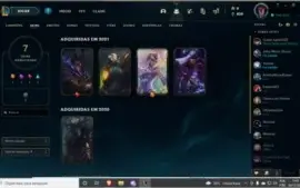 Conta ouro 1 60% winrate com skin ultimate