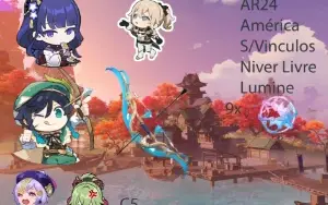 AR28-Raiden + Venti com BIS +Jean+Qiqi +Shinobu C5+ 9 tiros