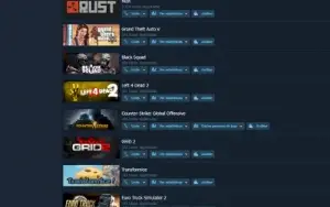Conta Steam Com Varios Jogos Popular