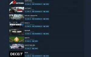 Conta Steam Com Varios Jogos Popular