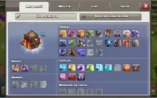CLASH OF CLANS VENDO CF 10 SEMIFULL