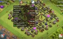 CLASH OF CLANS VENDO CF 10 SEMIFULL