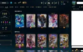 Conta Lol 749 Skins E Skins No Valorant