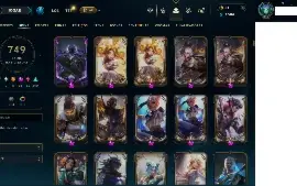 Conta Lol 749 Skins E Skins No Valorant