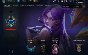 Conta LOL Platina + TODOS os camps + 117 skins + 70k de Esss