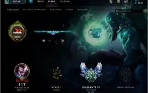 CONTA LEAGUE OF LEGENDS DIAMANTE 4