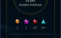Conta de lol, diamante 3, 181 skins/ TODOS CHAMPIONS