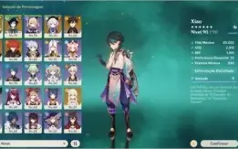 AR 55 Xiao Zhongli C1 Venti Qiqi Tartaglia Diluc
