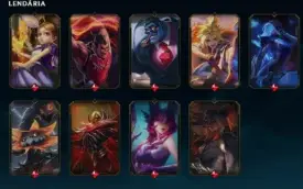 Conta Upada A Mão Lvl 120 COM TODAS AS SKINS DO VLAD