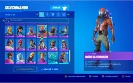 Conta de Fortnite SEASON 1 COM 2400 VBUCKS E TUBARÃO MAKO