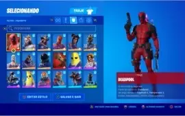 Conta de Fortnite SEASON 1 COM 2400 VBUCKS E TUBARÃO MAKO