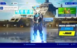 Conta de Fortnite SEASON 1 COM 2400 VBUCKS E TUBARÃO MAKO