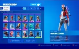 Conta de Fortnite SEASON 1 COM 2400 VBUCKS E TUBARÃO MAKO