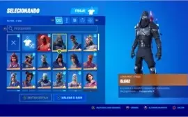Conta de Fortnite SEASON 1 COM 2400 VBUCKS E TUBARÃO MAKO