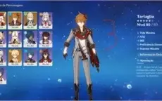 Childe+ Keqing+ Klee+ Jean+ 2 Armas  AR44