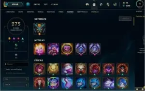Conta LoL/Valorant para você se destacar entre os amigos