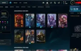Conta LoL/Valorant para você se destacar entre os amigos