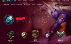 Conta de lol com 65 champions e 18 skins!