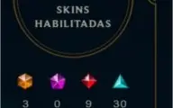 Conta LOL diamante 5 full champ 126 skins