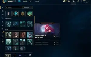 Conta platina 1 com 75 PDL, 27 Champs e 2 Skins + 11 Espolio