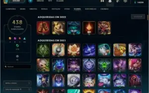 CONTA DESDE A SEASON 3 - DIAMANTE. LEVEL 444. CONTA RARA