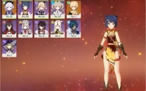 Qiqi + Xiangling  arma 5 estrelas
