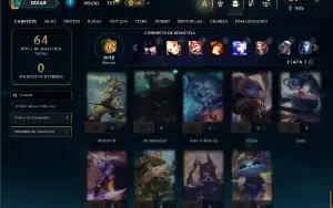Esmeralda 3 com 45 Champs e 5 Skins
