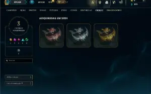 Esmeralda 3 com 45 Champs e 5 Skins
