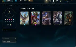 Esmeralda 3 com 45 Champs e 5 Skins