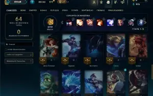 Esmeralda 3 com 45 Champs e 5 Skins