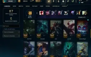 Bronze 2 com 45 Champs e 11 Skins