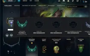 Conta Platina 2 com 31 Champs e 7 Skins +2 Fragmentos
