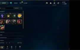 Conta league of legends com 215 skins