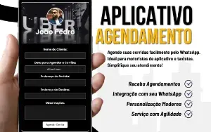 App Agendamento De Corrida - Uber, 99, Taxi, Mototaxi