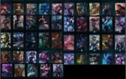 Conta antiga com muitas skins (e vitoriosas)