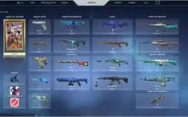 CONTA VALORANT MUITAS SKINS