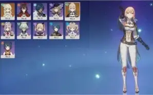 Genshin Impact | Conta AR7 | Jean + Outros