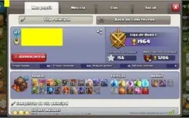 Clash of Clans com mais de 10.000 gemas