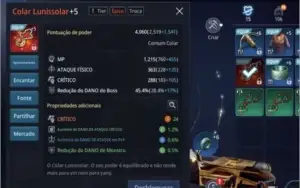 90k power colar épico