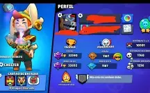 Conta Brawl Stars quase Full lvl 206