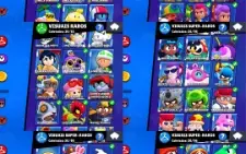 Conta Brawl Stars quase Full lvl 206
