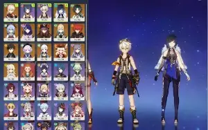 AR58-Ayaka,Xiao, HuTao, Baal C1,Ganyu,Kazuha,Yelan,Klee,Zhon