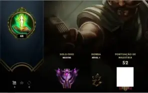 Conta League of Legends, MESTRE
