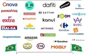 300 Codigos de Barras Vendas OnLine Todas as Lojas do Brasil